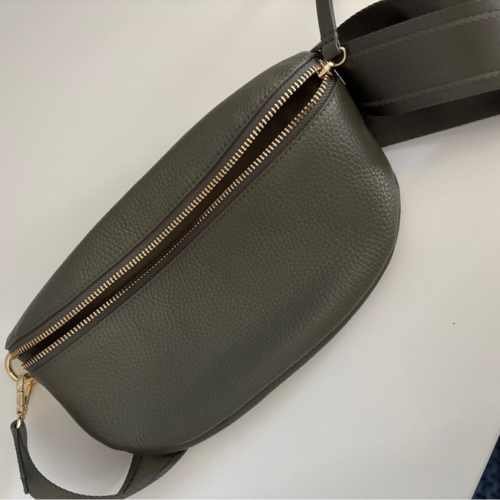 Quince Olive Crossbody Bag